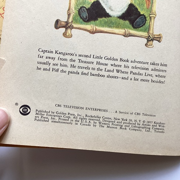 1957 Captain Kangaroo little golden book - Picture 3 of 5